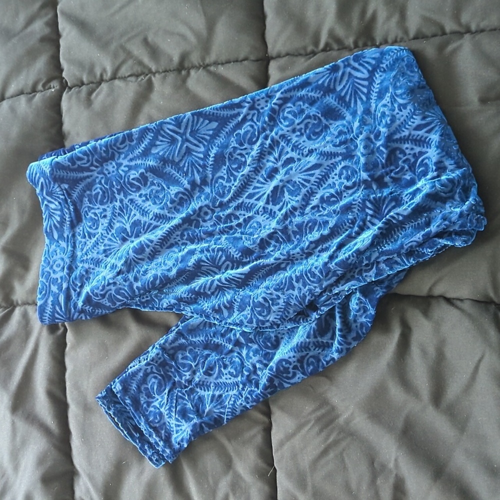 Black Milk Burned Velvet Neptune Leggings